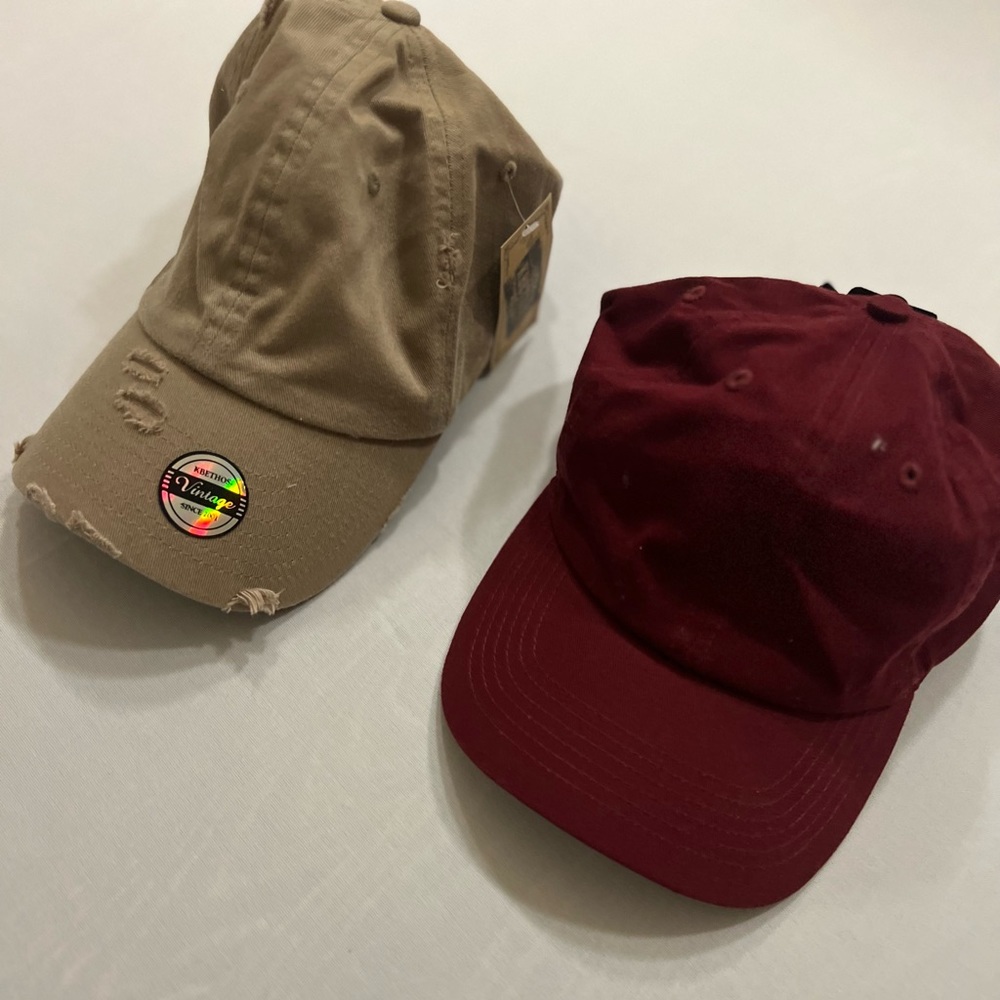Men’s Stressed Denim Strap Hat